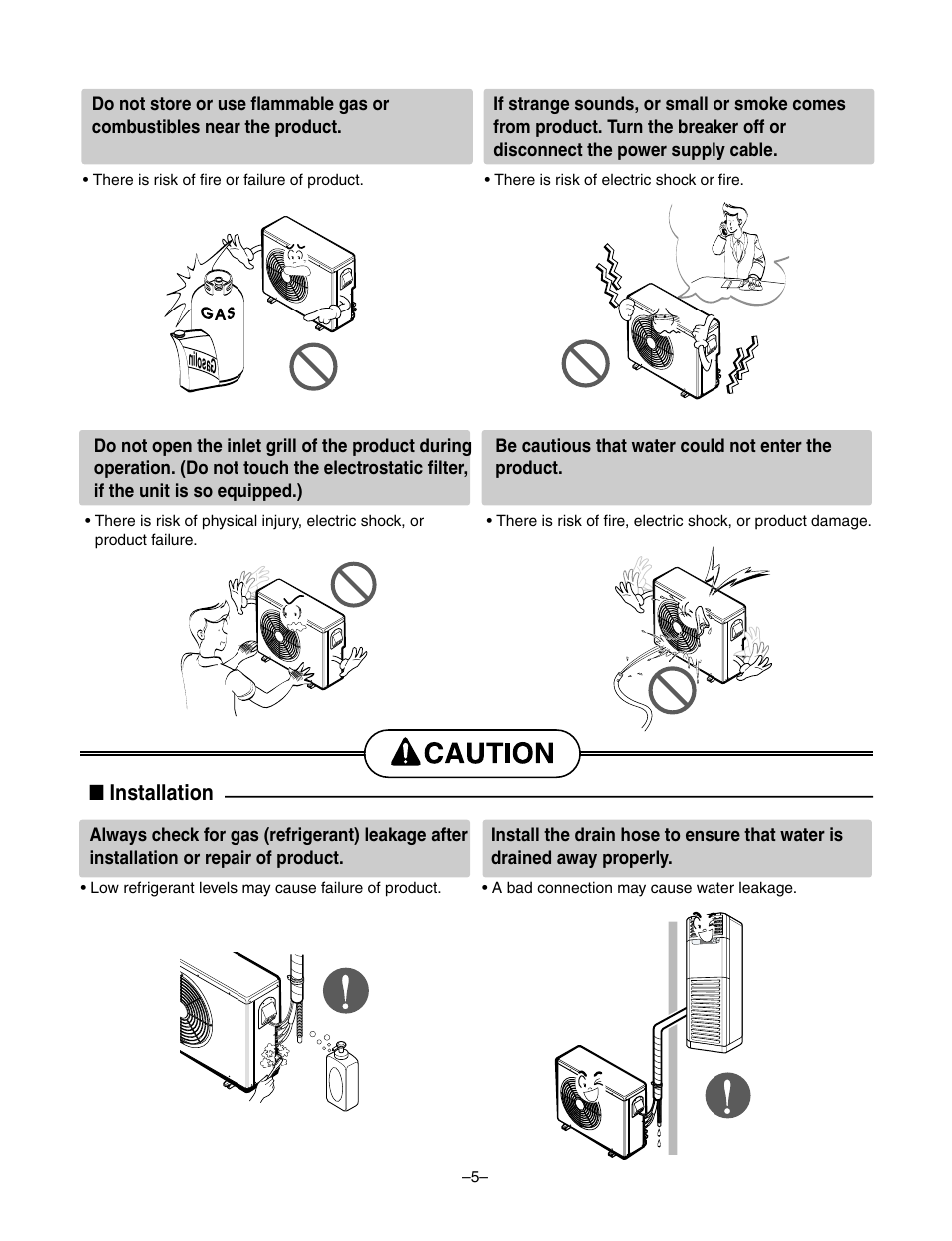 Installation | LG LF300CP(LP-C303R20) User Manual | Page 5 / 47