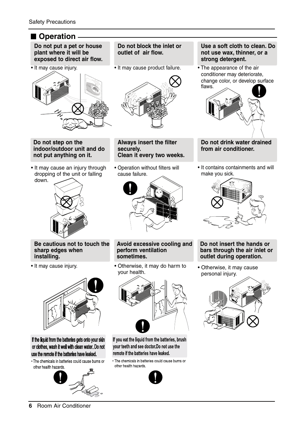 Peration | LG LW701 HR User Manual | Page 6 / 44