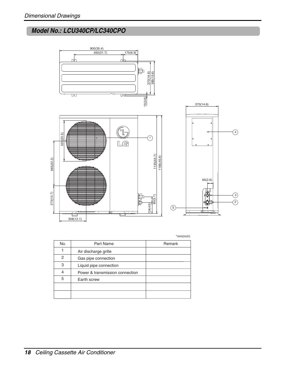 LG LCN240CP User Manual | Page 18 / 61