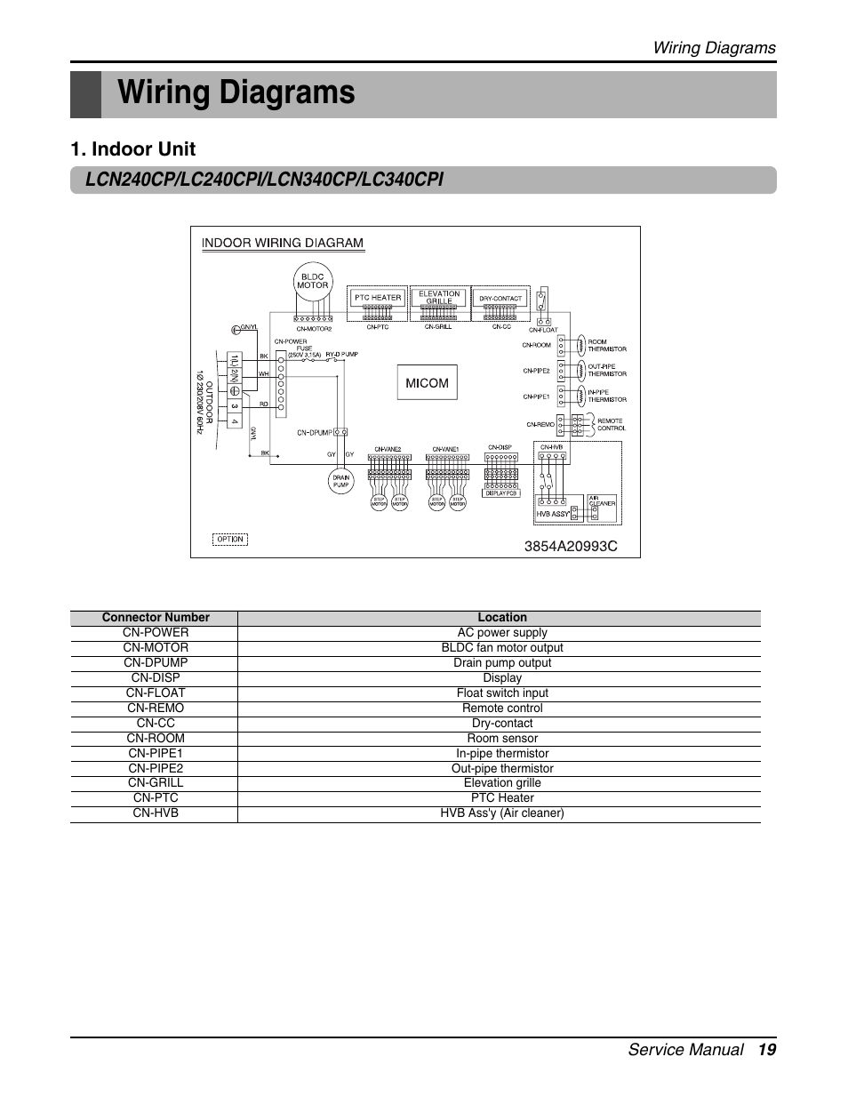 Wiring diagrams | LG LCN240CP User Manual | Page 19 / 61