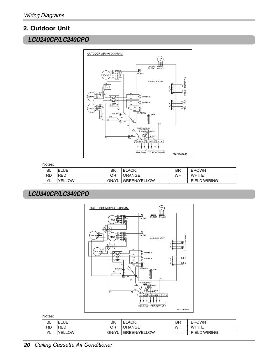 LG LCN240CP User Manual | Page 20 / 61