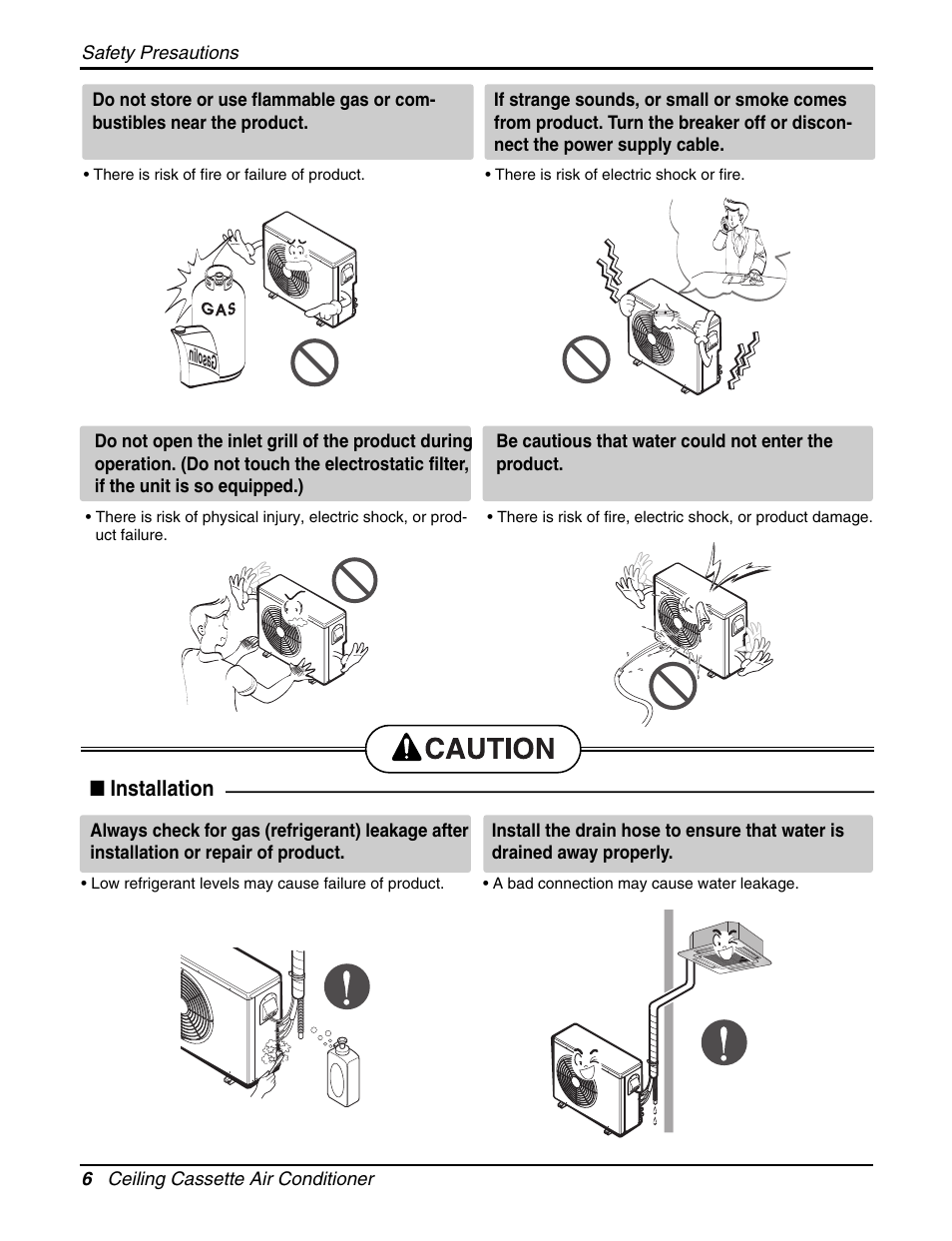 Installation | LG LCN240CP User Manual | Page 6 / 61