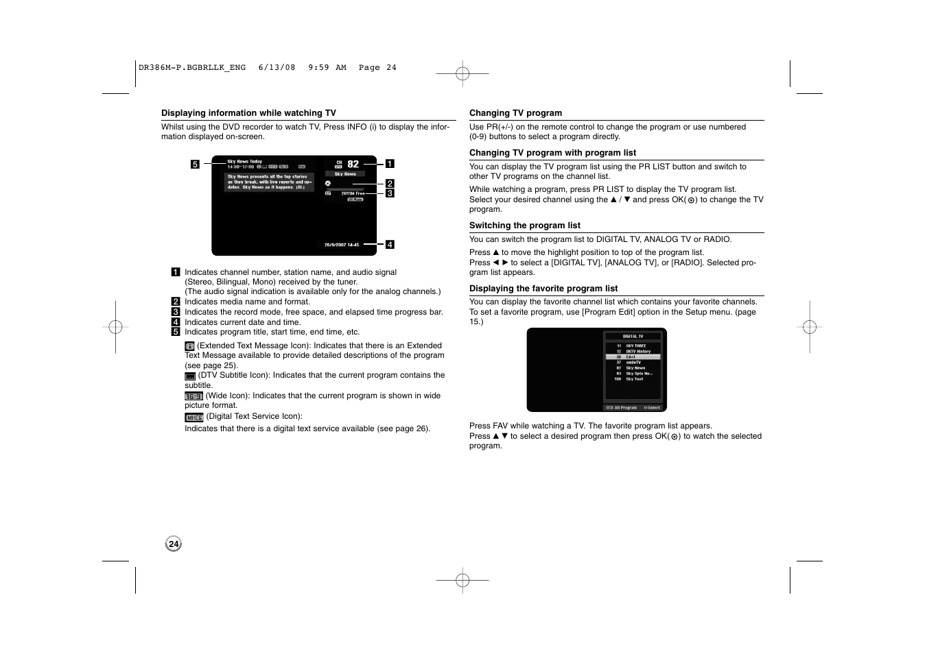 LG DRT389H User Manual | Page 24 / 40