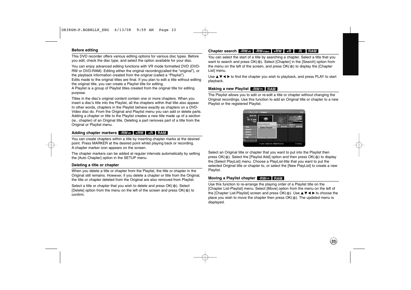 LG DRT389H User Manual | Page 33 / 40