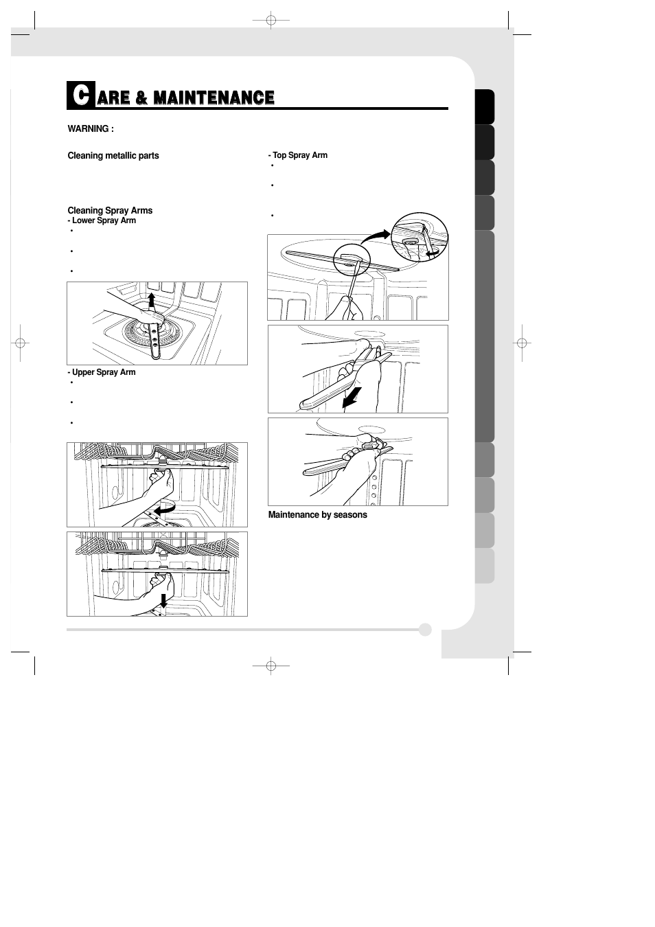 Aar re e & & m ma aiin nt te en na an nc ce e | LG LDF6810ST User Manual | Page 15 / 20