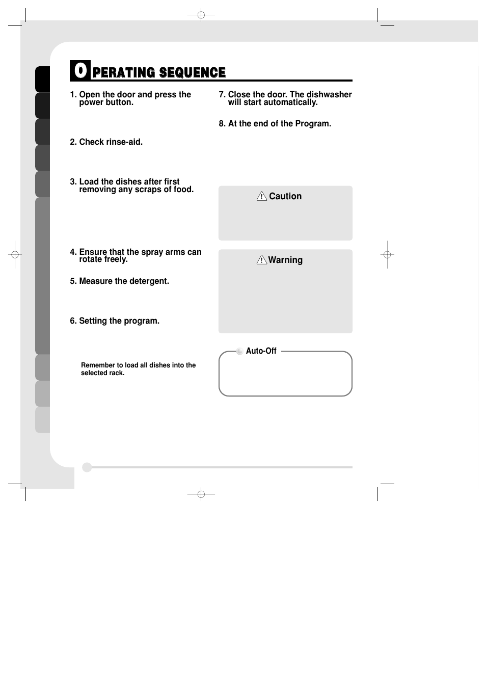 Ppe er ra at tiin ng g s se eq qu ue en nc ce e | LG LDF6810ST User Manual | Page 16 / 20