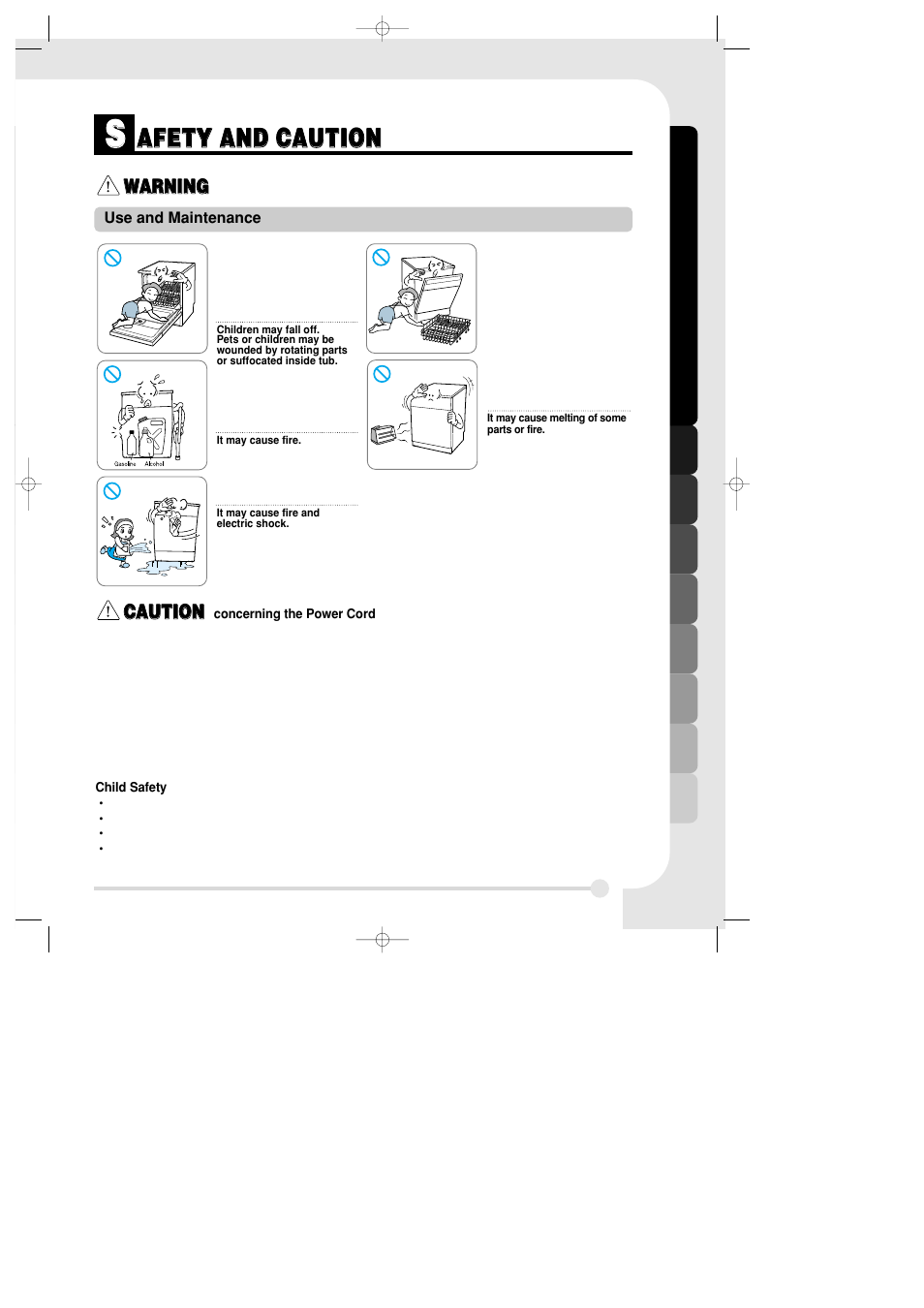 Aaf fe et ty y a an nd d c ca au ut tiio on n | LG LDF6810ST User Manual | Page 5 / 20