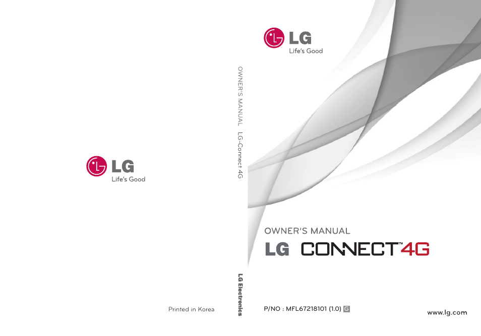 LG CONNECT 4G MFL67218101 User Manual | 415 pages