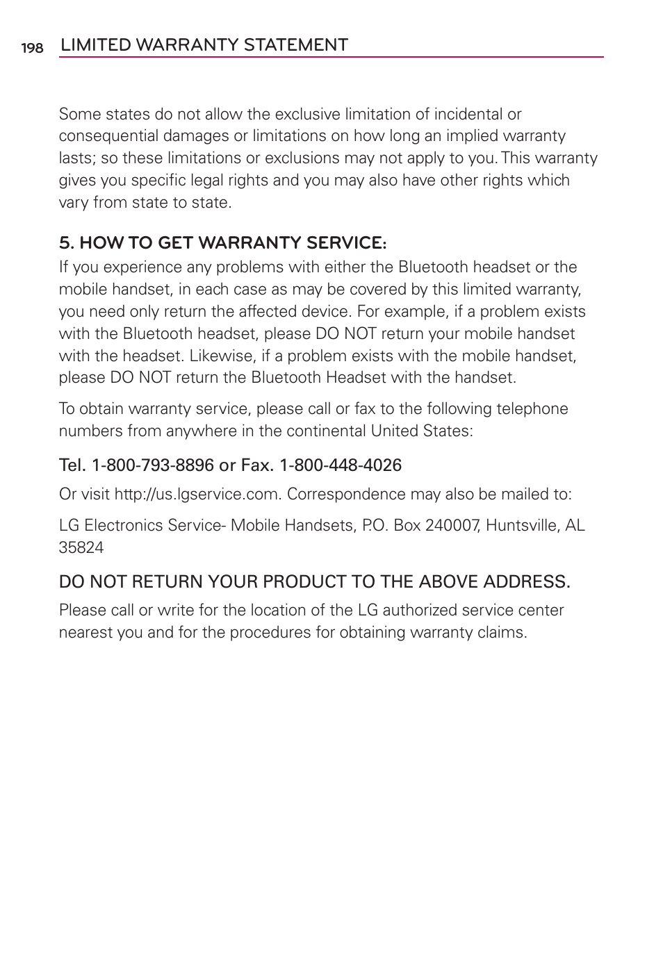 LG CONNECT 4G MFL67218101 User Manual | Page 200 / 415