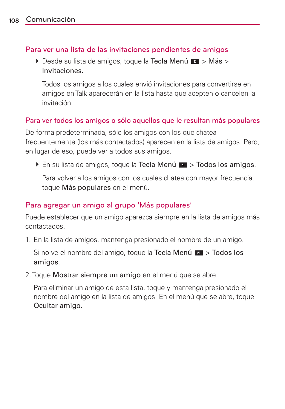 LG CONNECT 4G MFL67218101 User Manual | Page 314 / 415
