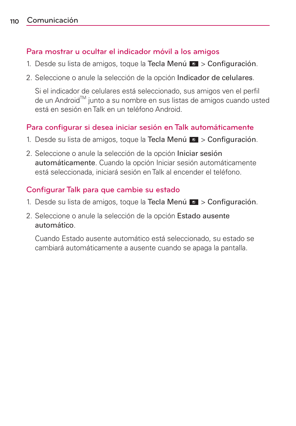 LG CONNECT 4G MFL67218101 User Manual | Page 316 / 415