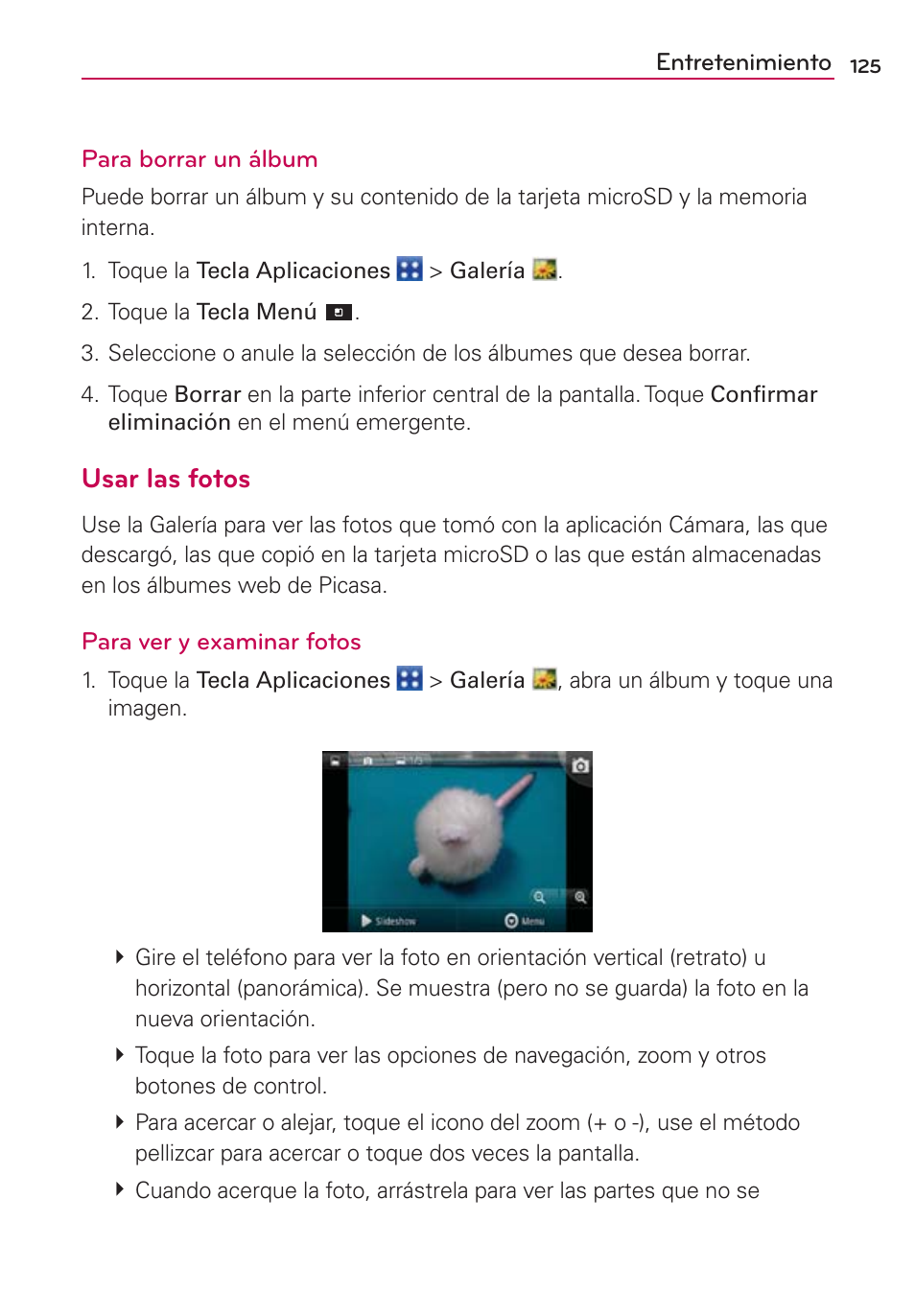Usar las fotos | LG CONNECT 4G MFL67218101 User Manual | Page 331 / 415