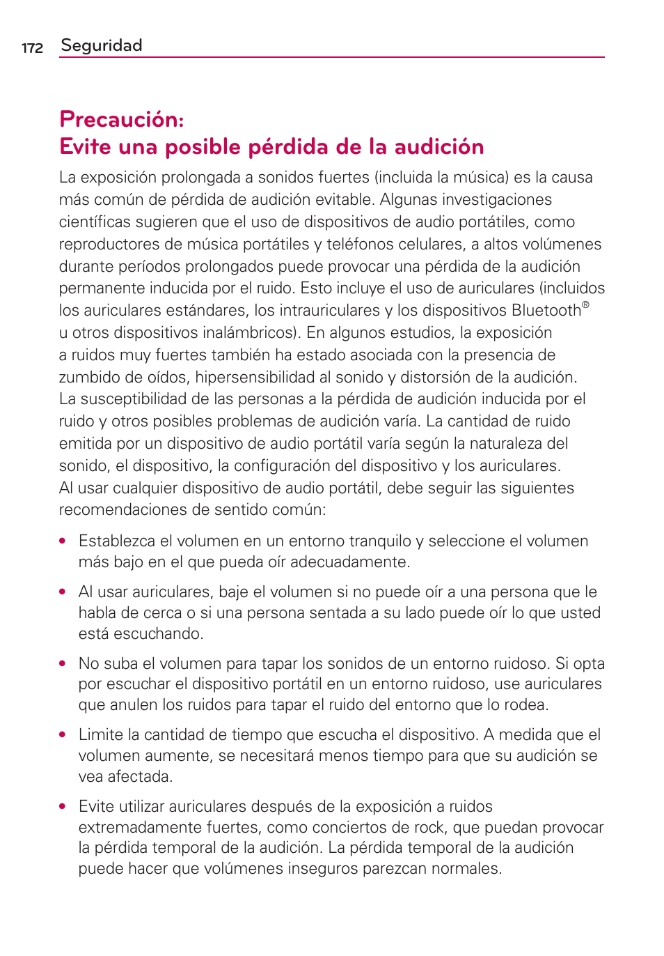 Seguridad | LG CONNECT 4G MFL67218101 User Manual | Page 378 / 415