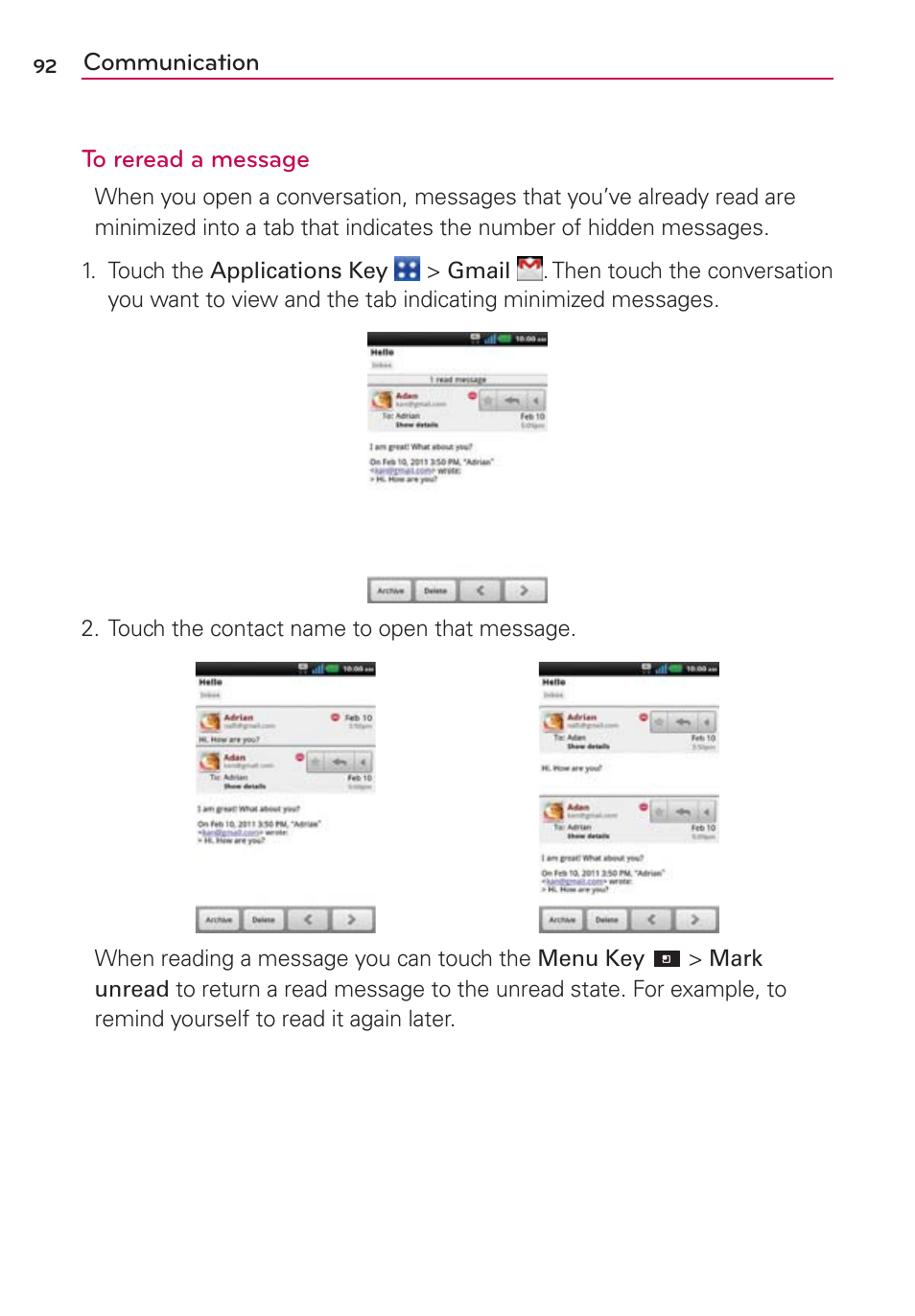 LG CONNECT 4G MFL67218101 User Manual | Page 94 / 415