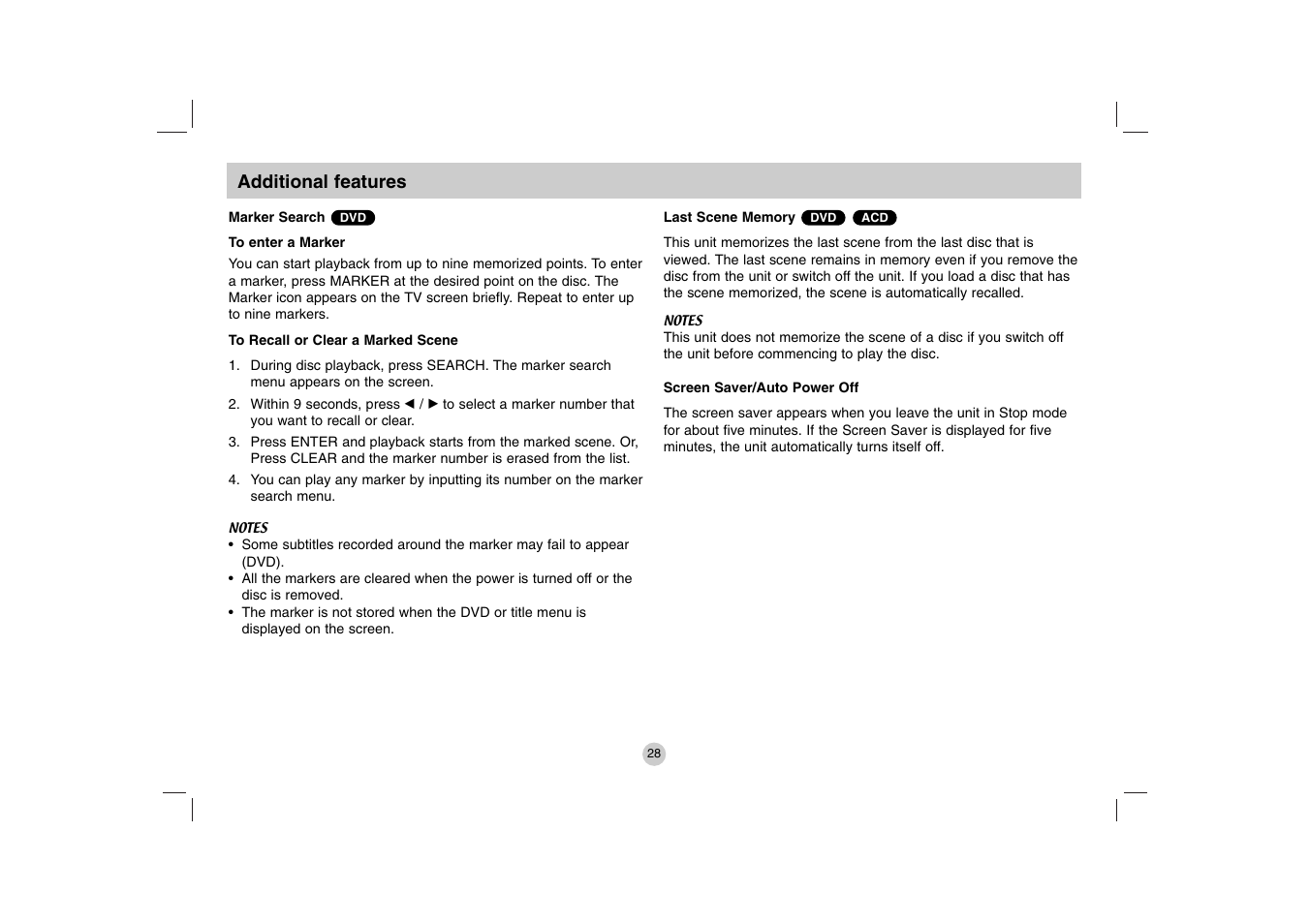 LG DP781 User Manual | Page 28 / 44