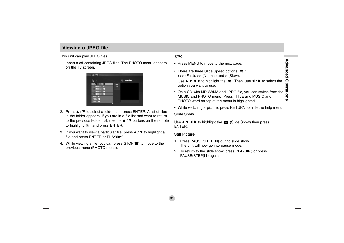 LG DP781 User Manual | Page 31 / 44