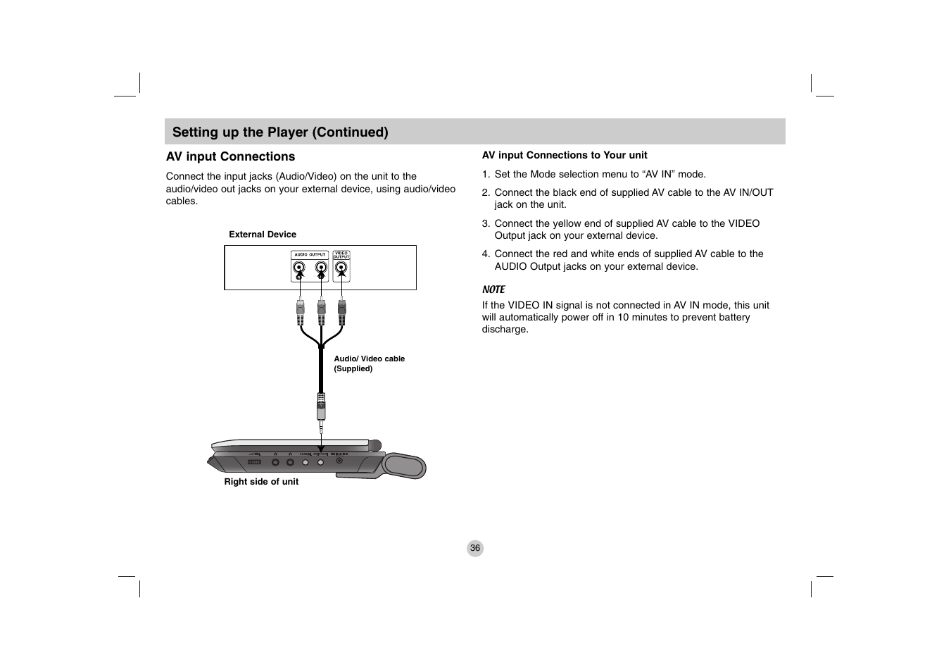 LG DP781 User Manual | Page 36 / 44