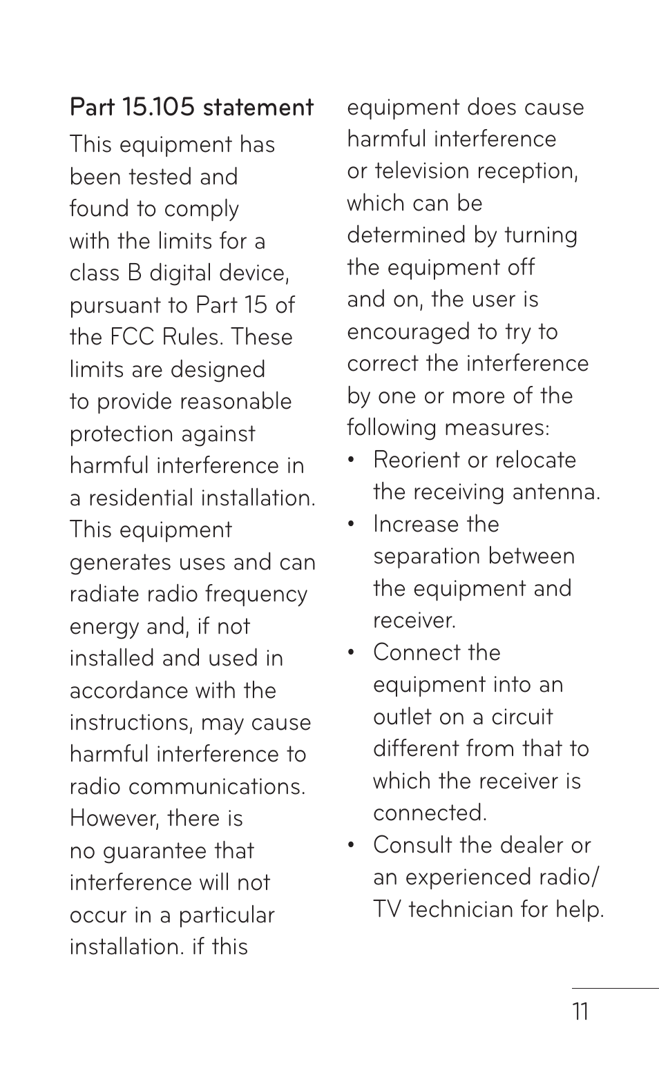 LG B016222 User Manual | Page 13 / 122