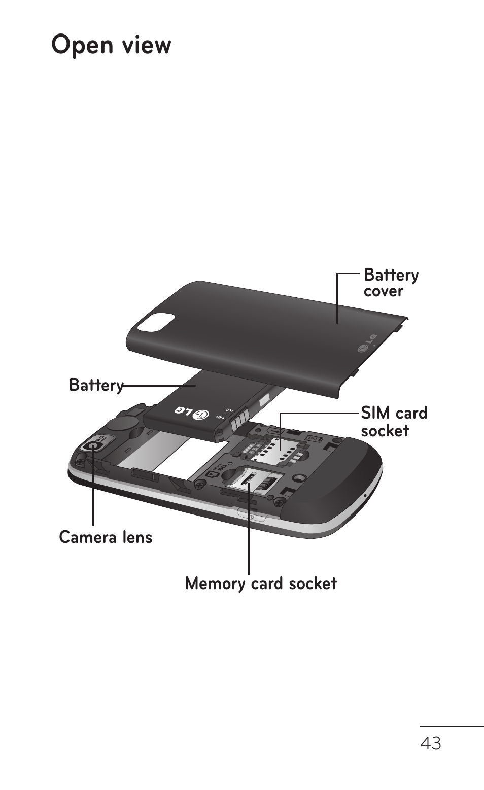 Open view | LG B016222 User Manual | Page 45 / 122