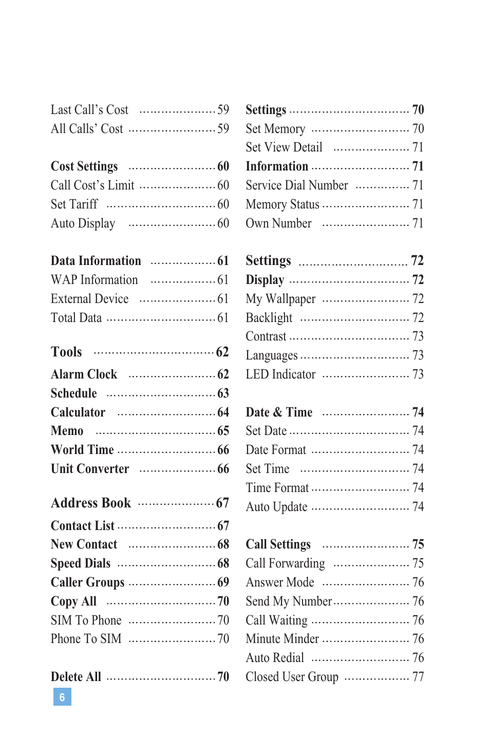 LG 4015 User Manual | Page 7 / 114