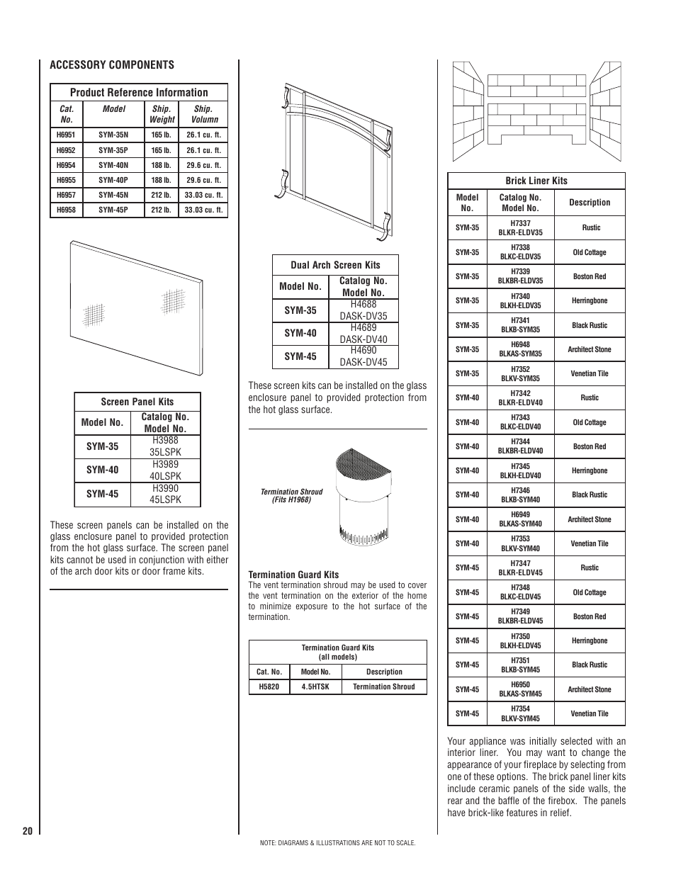 Lennox Hearth DIRECT-VENT SYMMETRY SERIES SYM-35N User Manual | Page 20 / 28