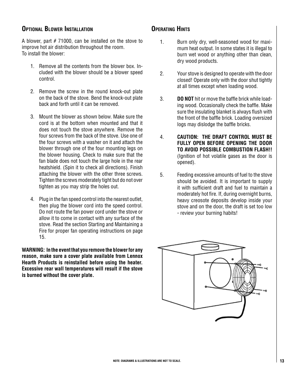 Lennox Hearth CANYON ST310 User Manual | Page 13 / 20