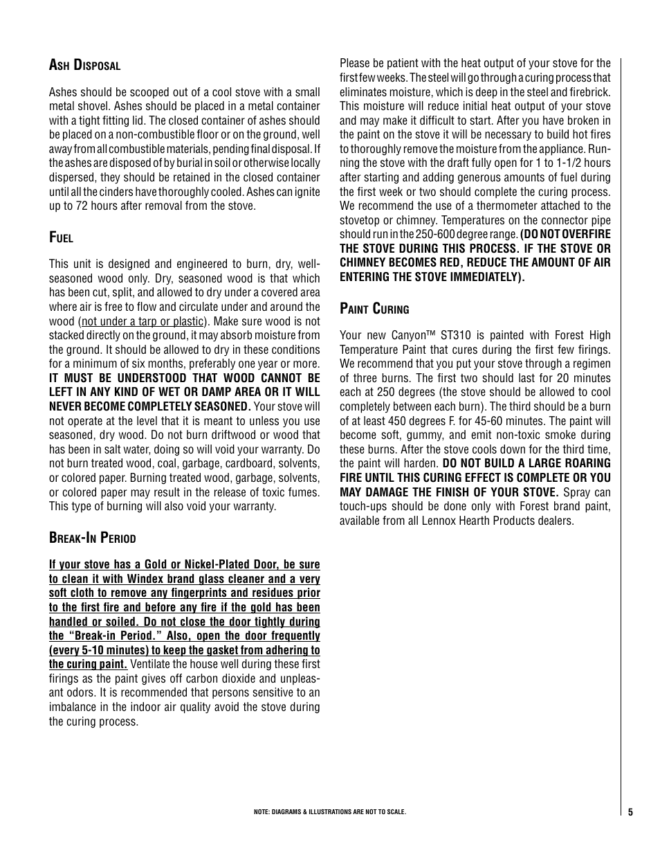 Lennox Hearth CANYON ST310 User Manual | Page 5 / 20