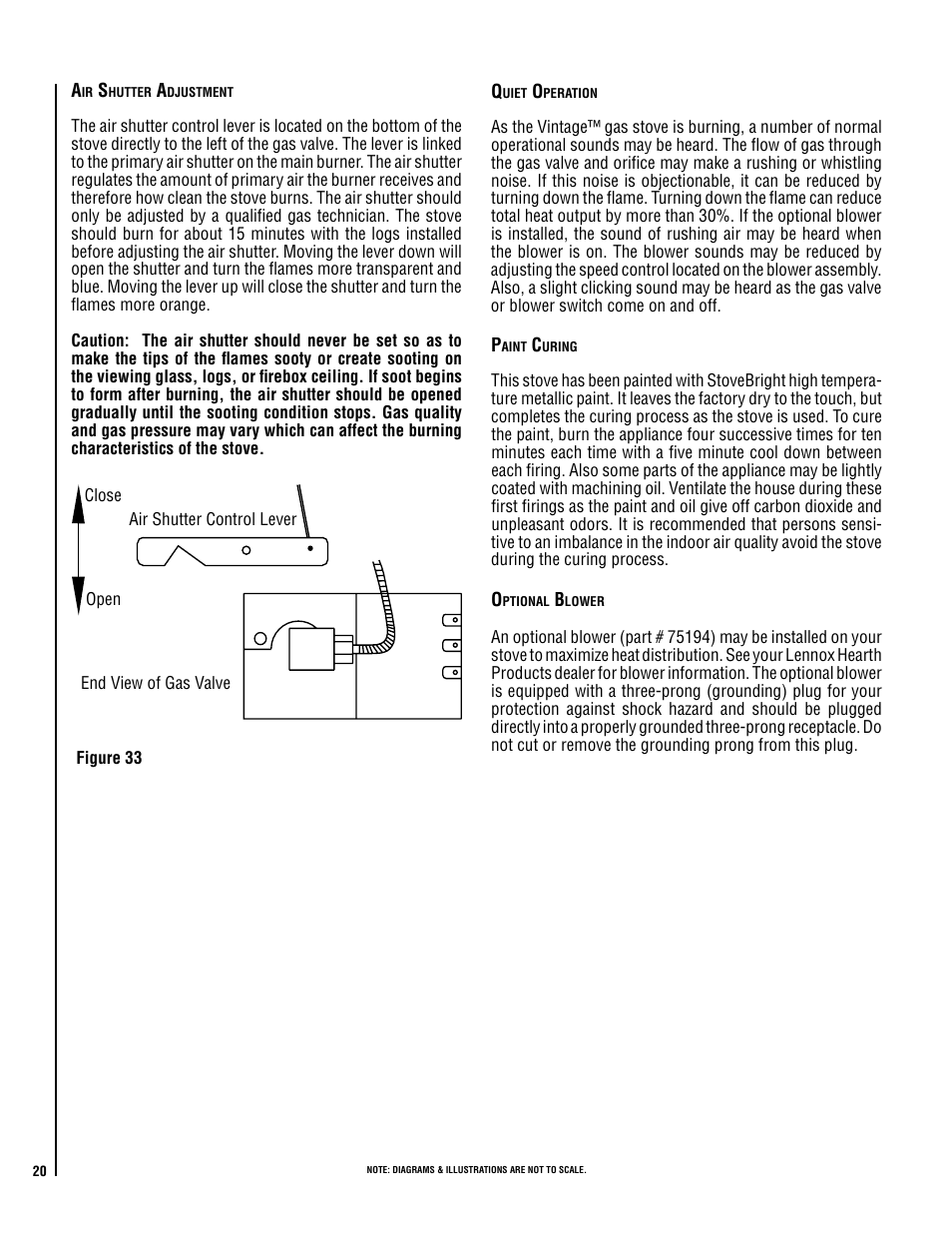 Lennox Hearth VIS35 User Manual | Page 20 / 30