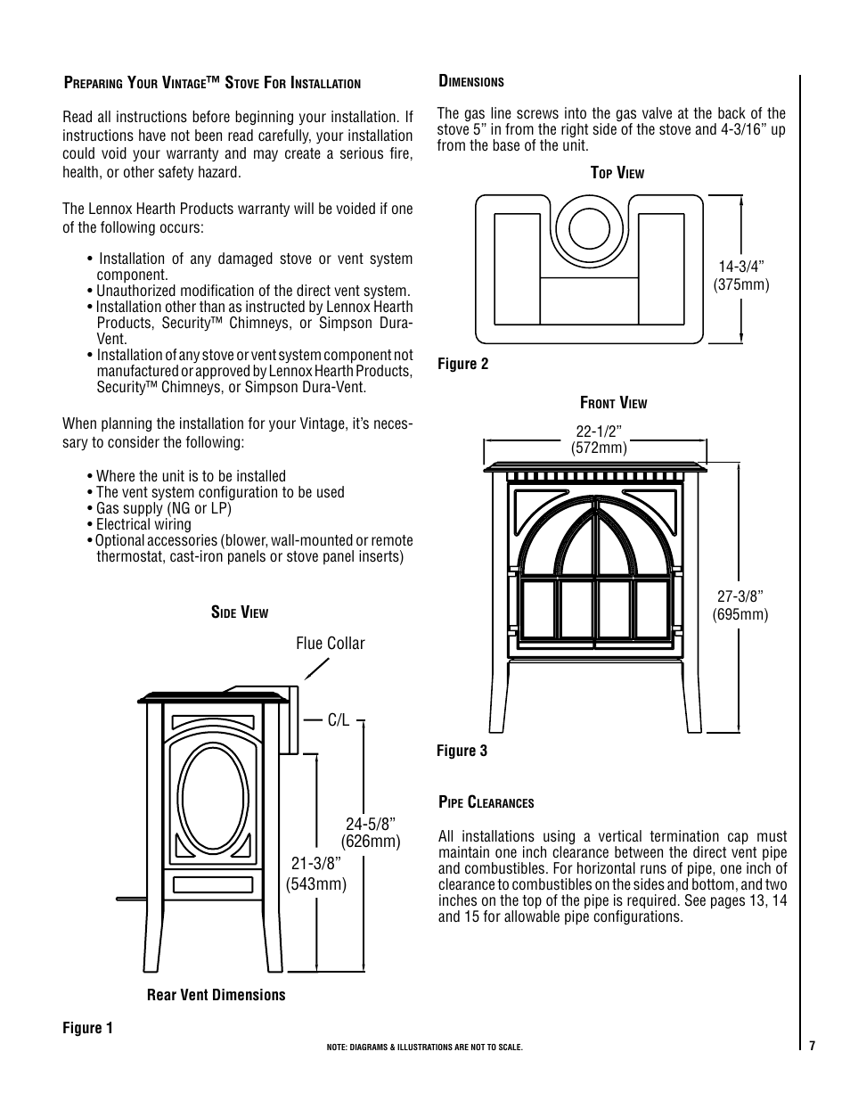 Lennox Hearth VIS35 User Manual | Page 7 / 30