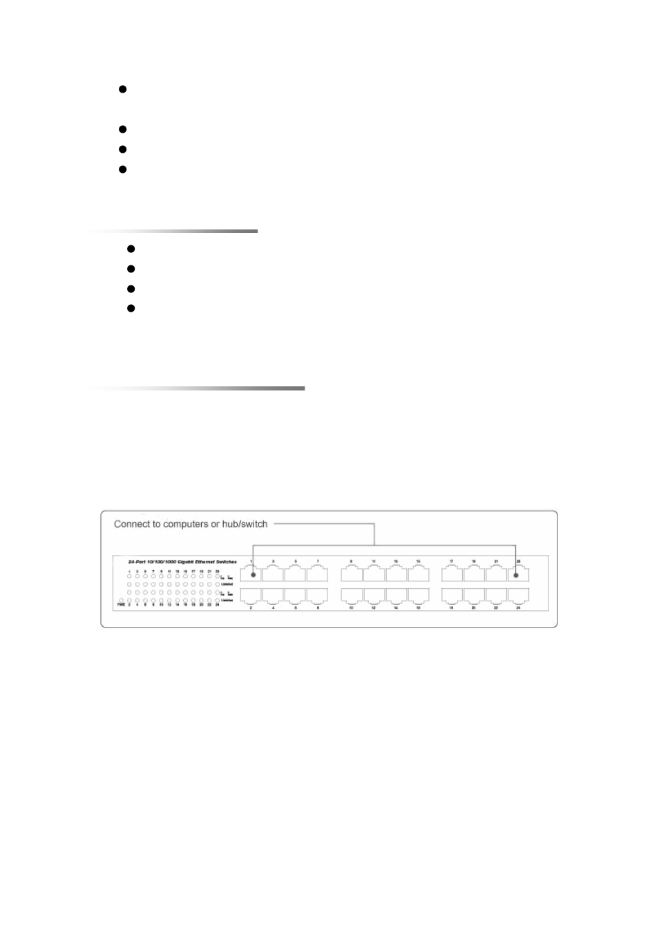 Package contents, Hardware introduction | Lennox Hearth 1000BASE-T User Manual | Page 3 / 6