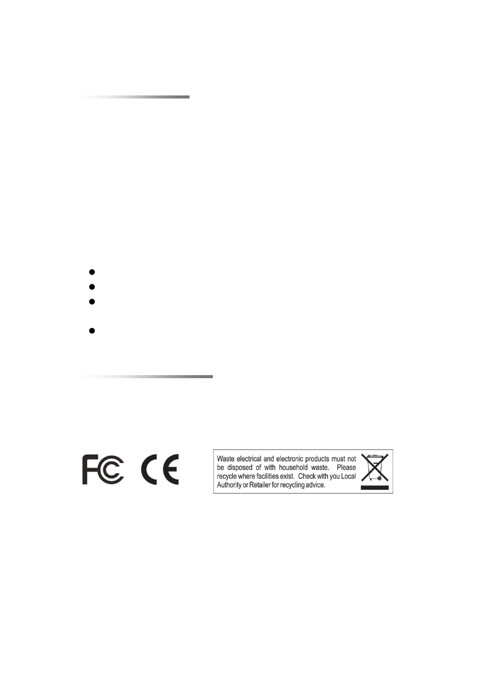 Fcc warning, Ce mark warning | Lennox Hearth 1000BASE-T User Manual | Page 6 / 6
