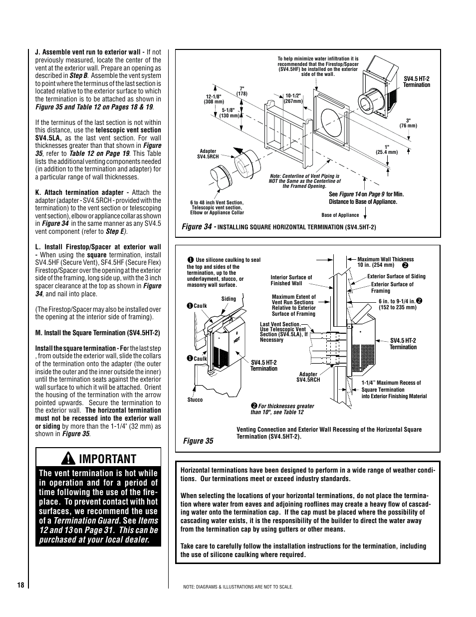 Important | Lennox Hearth Electronic LMDV-3530-CNM User Manual | Page 18 / 36