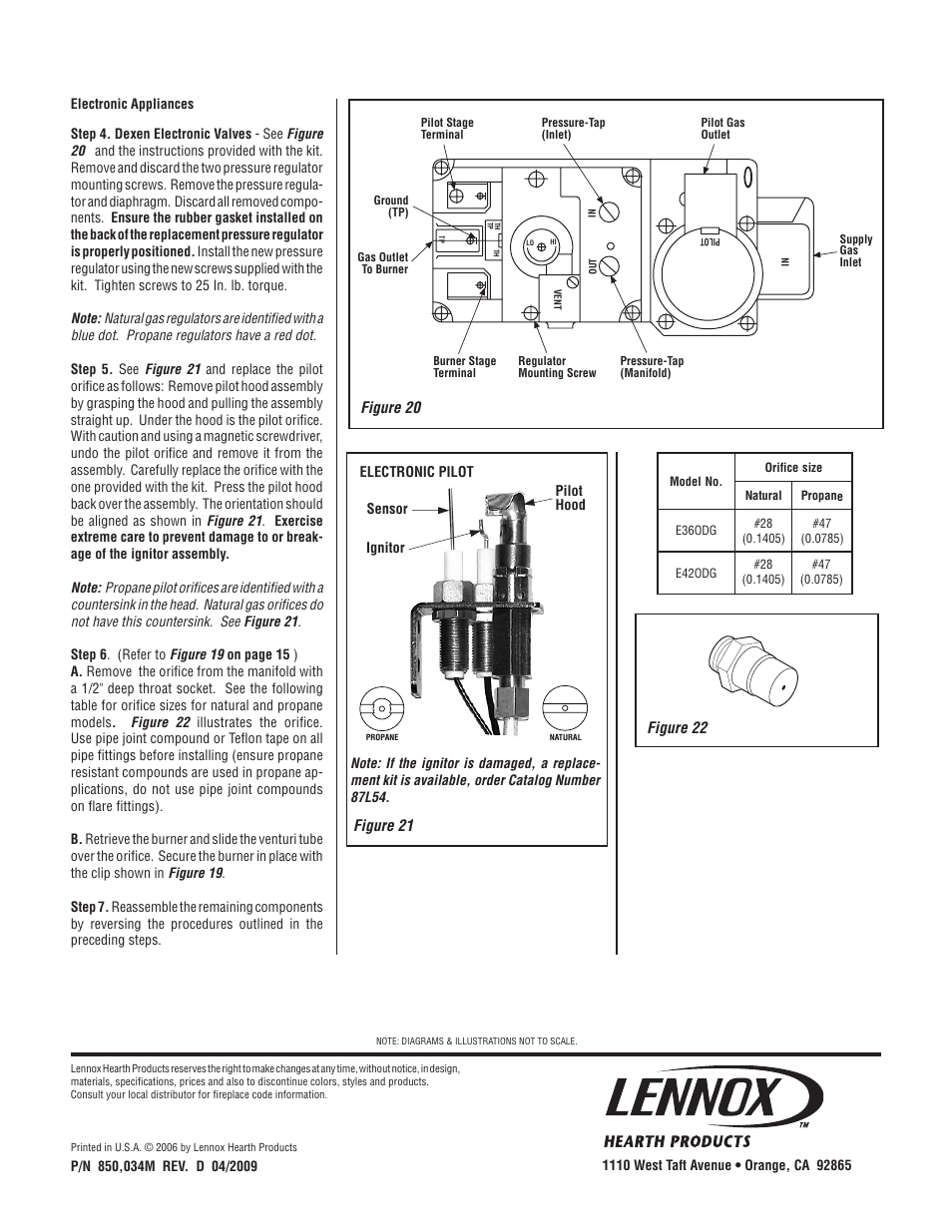Lennox Hearth ELITE E36ODGPE User Manual | Page 16 / 16