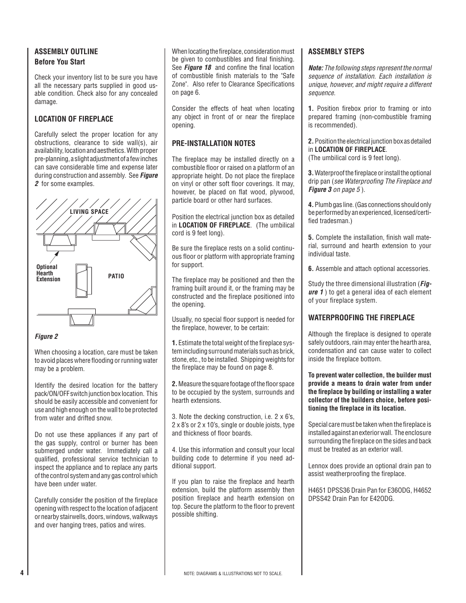 Lennox Hearth ELITE E36ODGPE User Manual | Page 4 / 16