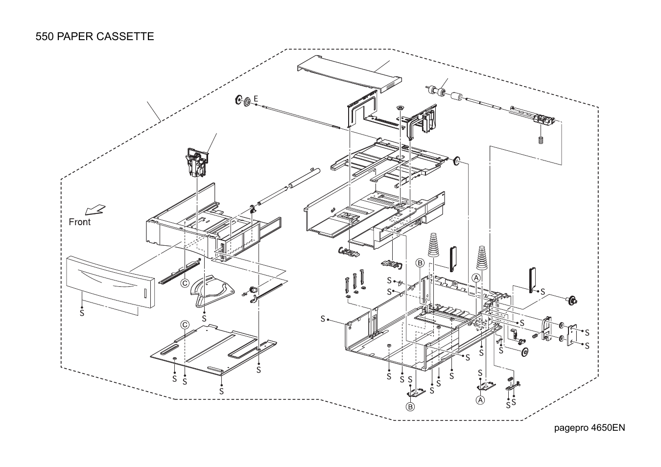 550 paper cassette | Lennox Hearth 4650EN User Manual | Page 12 / 39