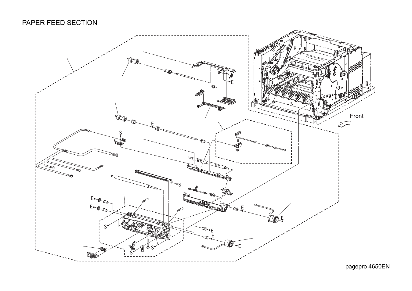 Paper feed section | Lennox Hearth 4650EN User Manual | Page 14 / 39