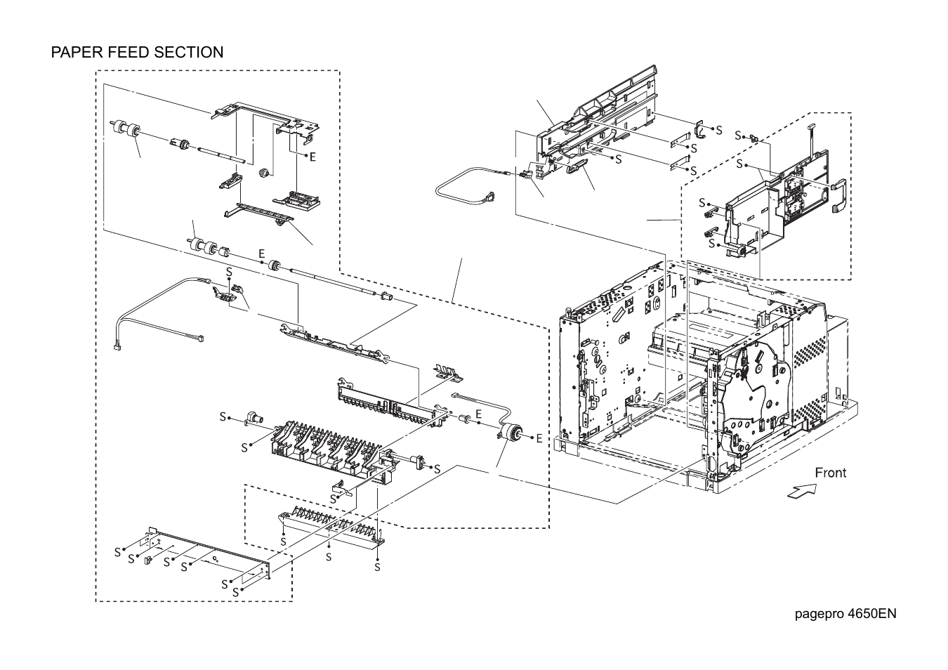 Paper feed section | Lennox Hearth 4650EN User Manual | Page 16 / 39