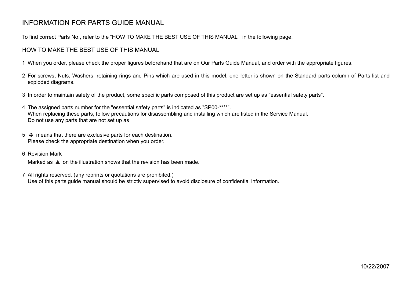 Information for parts guide manual | Lennox Hearth 4650EN User Manual | Page 2 / 39