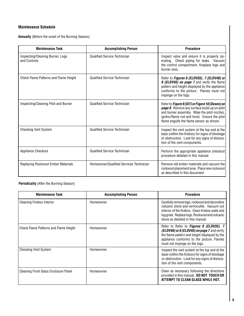 Lennox Hearth EN54-VDLE User Manual | Page 5 / 20