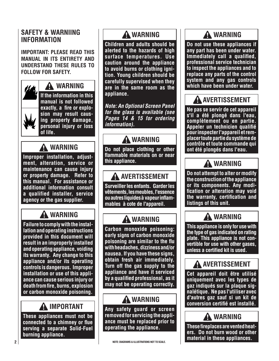 Lennox Hearth LMDV-3530CNM User Manual | Page 2 / 28