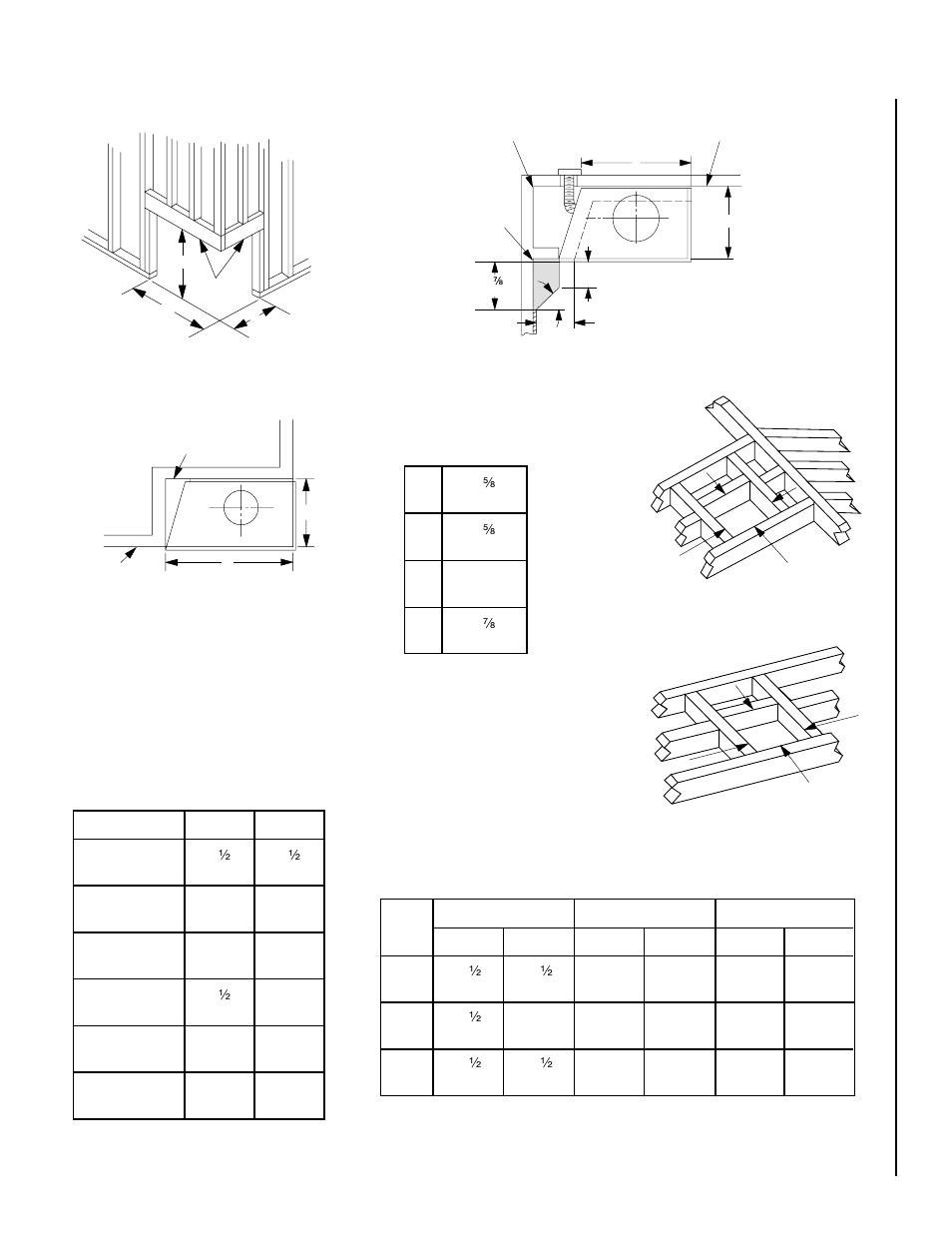 Framing specifications | Lennox Hearth CR-3835R User Manual | Page 7 / 24