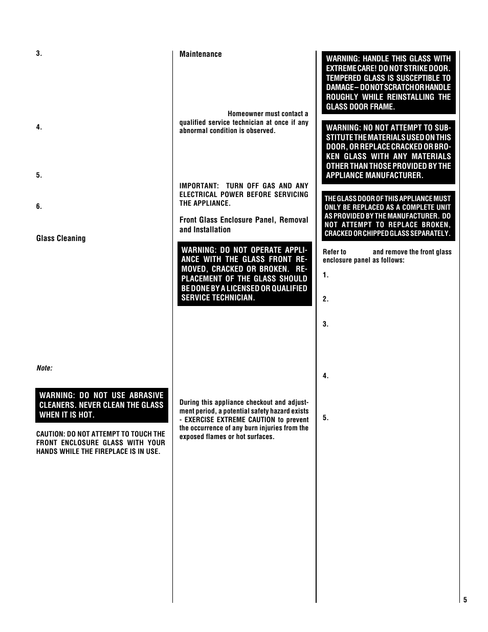 Lennox Hearth B-MPC0353VDE User Manual | Page 5 / 24