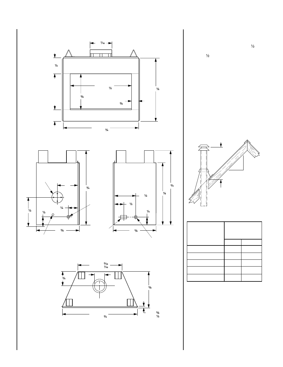 Appliance specifications | Lennox Hearth B-Vent Elite LBV-3824MP-H User Manual | Page 4 / 16