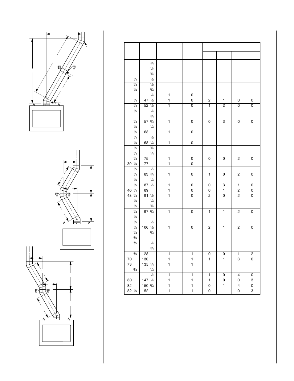 Offset elevation chart | Lennox Hearth Merit Series RDI-36-H User Manual | Page 13 / 20