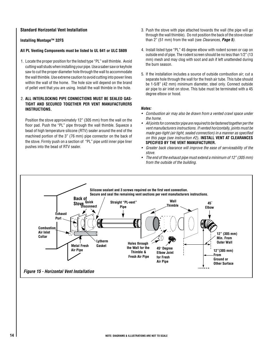 Lennox Hearth Montage 32FS User Manual | Page 14 / 36