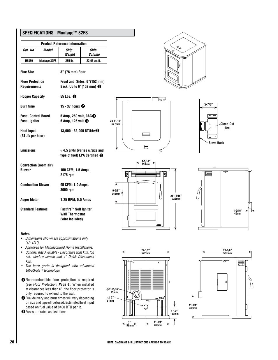 Lennox Hearth Montage 32FS User Manual | Page 26 / 36