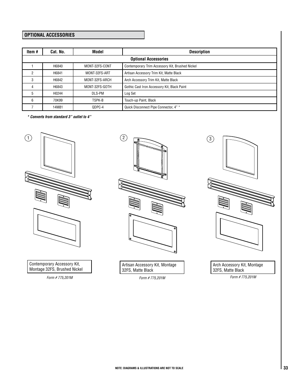 Lennox Hearth Montage 32FS User Manual | Page 33 / 36