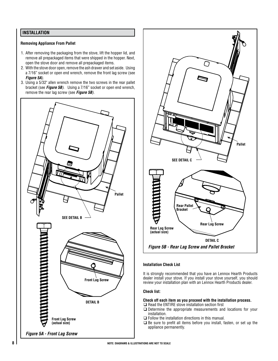 Lennox Hearth Montage 32FS User Manual | Page 8 / 36