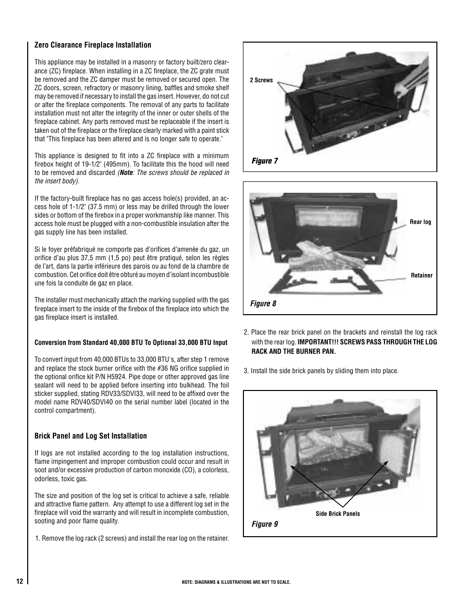 Lennox Hearth DIRECT-VENT RAVENNA SDVI33/40 User Manual | Page 12 / 30