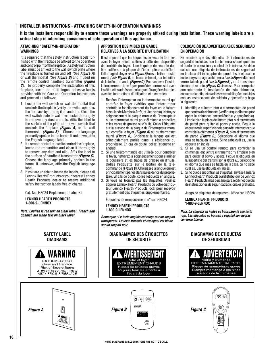 Lennox Hearth DIRECT-VENT RAVENNA SDVI33/40 User Manual | Page 16 / 30